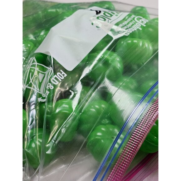 Plastic Green Pumpkin-Shaped Decorative Pieces For Crafts & Decor Lot 98 - Picture 3 of 6